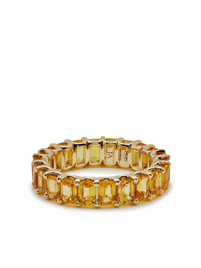 Jewels Aficionado 18kt Yellow Gold Sapphire Ring