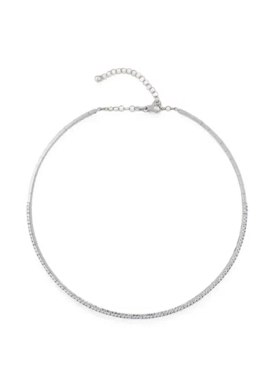 Jewels Aficionado Diamond Choker In Metallic