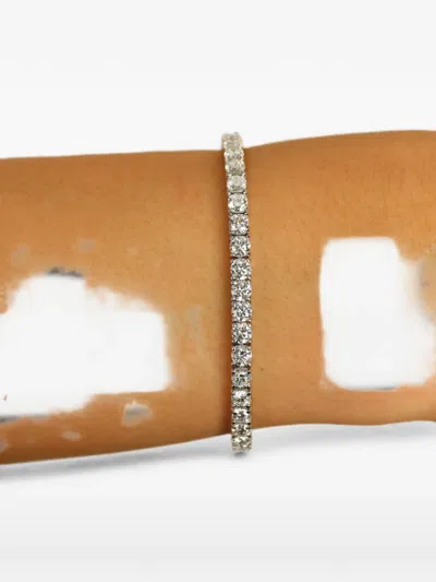 Jewels Aficionado Diamond Tennis Bracelet In Transparent