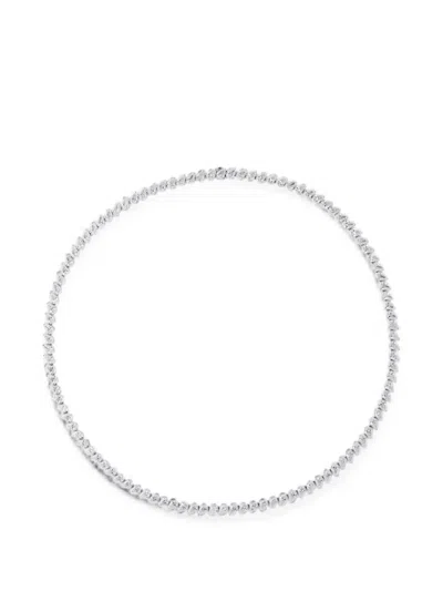 Jewels Aficionado Esme Diamond Tennis-design Necklace In Metallic
