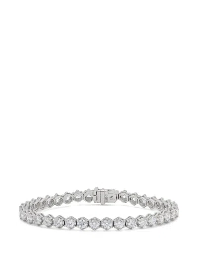 Jewels Aficionado Penelope Diamond Tennis-design Bracelet In Metallic