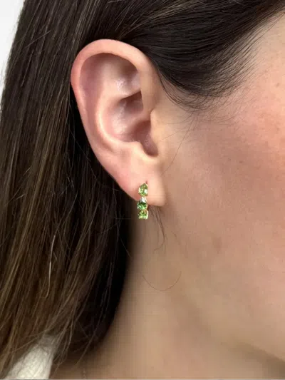 Jewels Aficionado Tsavorite Pear-shaped Earrings In Green