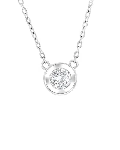 Jewels By Viomo 14k 0.84 Ct. Tw. Diamond Solitaire Pendant In White