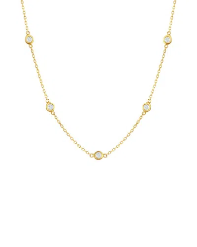 Jewels By Viomo 14k 1.00 Ct. Tw. Diamond By The Yard Necklace In Gold