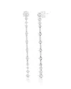 Jewels By Viomo 14k 2.01 Ct. Tw. Diamond Long Earrings