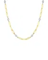 Jewels By Viomo 14k Two-tone 1.00 Ct. Tw. Diamond By The Yard Necklace