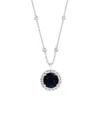 Jewels By Viomo 18k 7.86 Ct. Tw. Diamond & Sapphire By The Yard Pendant