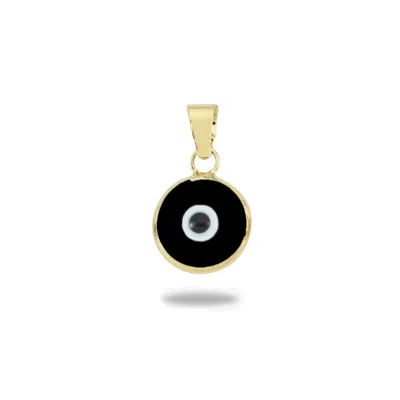 Jewelsty Fine Jewelry Women's Black Evil Eye Pendant / Your Lucky Charm
