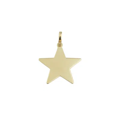 Jewelsty Fine Jewelry Women's Bold Large Gold Star Pendant