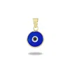 Jewelsty Fine Jewelry Women's Gold / Blue Navy Blue Evil Eye Pendant / Your Lucky Charm