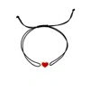 Jewelsty Fine Jewelry Women's Gold / Red Red Heart Rope Bracelet
