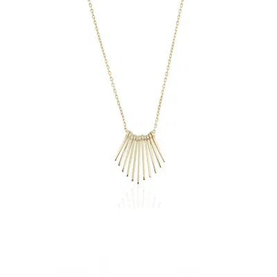 Jewelsty Fine Jewelry Women's Gold Spike Necklace