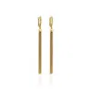 Jewelsty Fine Jewelry Women's Gold Tassel Hoop Earrings