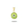 Jewelsty Fine Jewelry Women's Lime Green Evil Eye Pendant / Your Lucky Charm
