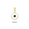 Jewelsty Fine Jewelry Women's White Evil Eye Charm