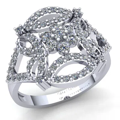 Pre-owned Jewelwesell 0.5ct Round Cut Diamond Ladies Bridal Anniversary Engagement Ring 10k Gold In J