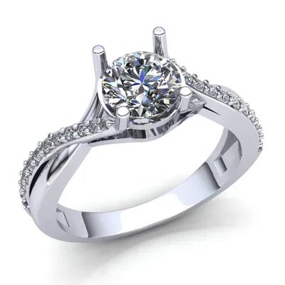 Pre-owned Jewelwesell 1.5ct Round Cut Diamond Ladies Solitaire Engagement Ring 18k Gold