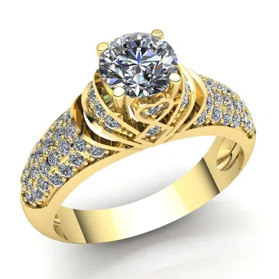 Pre-owned Jewelwesell Ladies Solitaire Anniversary Bridal Diamond Engagement Ring 10k Gold 0.50ct