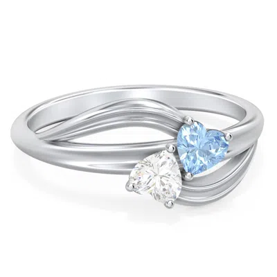 Jewlr A "couple" Of Hearts Ring In Orange
