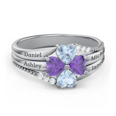Jewlr A Mother's Love And Luck Ring In Transparent