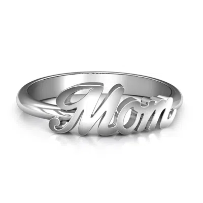 Jewlr All About Mom Name Ring In Pattern