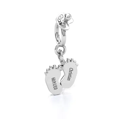 Jewlr Baby Steps Daughters Bracelet Charm In Sterling Silver