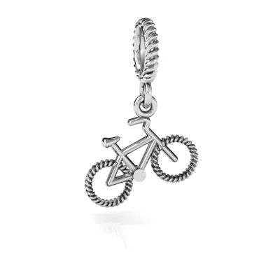 Jewlr Bicycle Bracelet Charm In Metallic