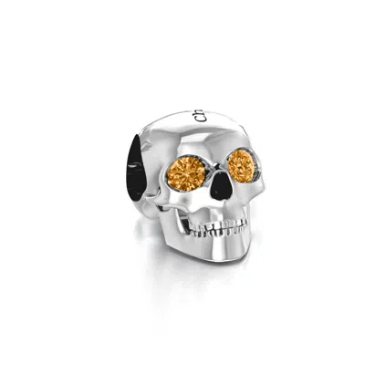 Jewlr Bright Eyes Skull Bracelet Charm In Pattern