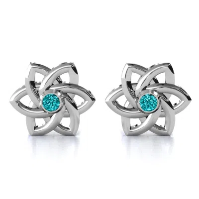 Jewlr Celtic Star Mothers Earrings In Sterling Silver