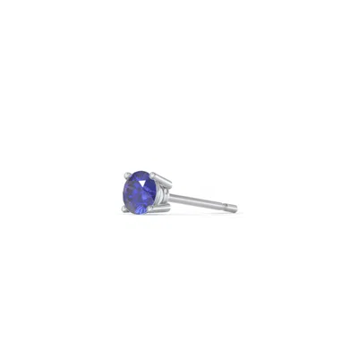 Jewlr Classic Birthstone Single Stud In Transparent