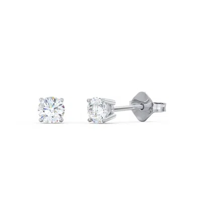 Jewlr Classic Diamond Stud Earrings - 0.25 Ct. Tw. In Metallic