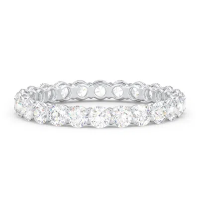 Jewlr Classic Shared Prong Eternity Wedding Band - 1 1/4 Ct. Tw. In Silver