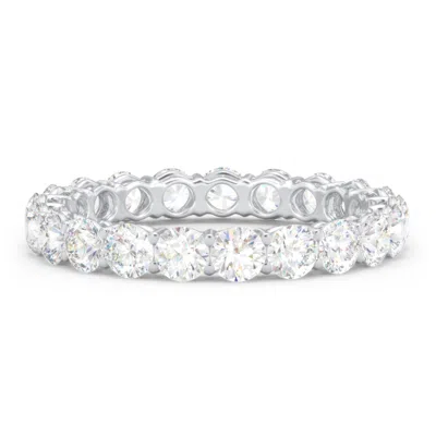 Jewlr Classic Shared Prong Eternity Wedding Band - 2 Ct. Tw. In Silver