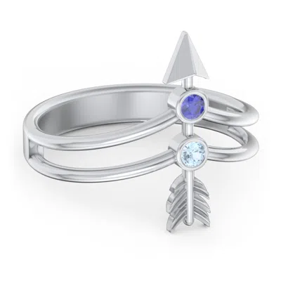 Jewlr Cupid's Arrow Ring In Silver