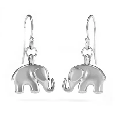 Jewlr Elephant Earrings In Transparent