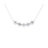 Jewlr Engravable Initial 5 Disc Pendant In Silver