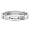 Jewlr Engravable Stacking Ring In Silver