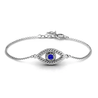 Jewlr Evil Eye Mothers Bracelet In Orange