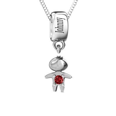 Jewlr Happy Boy Pendant In Metallic