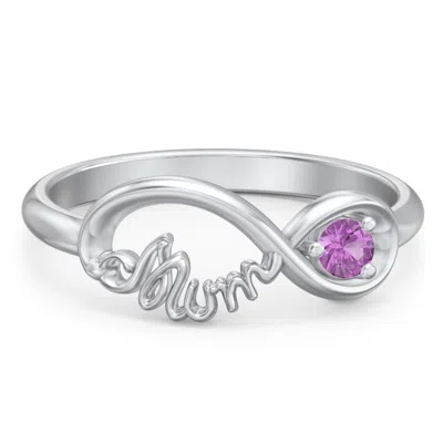 Jewlr Infinite Bond Mum Mothers Ring In Metallic