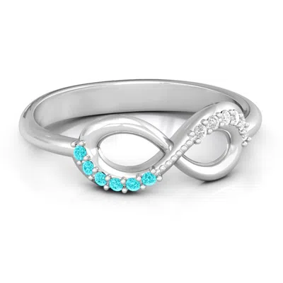 Jewlr Infinity Accent Daughters Ring In Silver