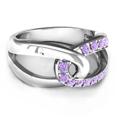 Jewlr Infinity Embrace Daughters Ring In Sterling Silver