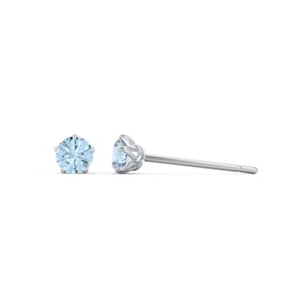 Jewlr Kids 5 Prong Birthstone Stud Earrings In Metallic