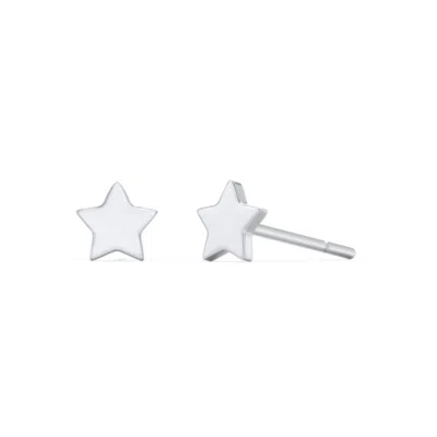 Jewlr Kids Star Stud Earrings In Silver