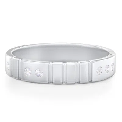Jewlr "love" Morse Code Men's Ring With Accents In Metallic