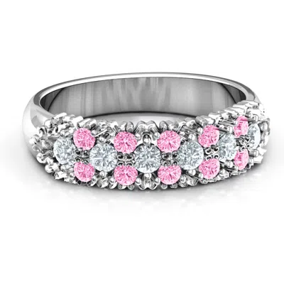 Jewlr Loving In Color Birthstone Ring In Silver
