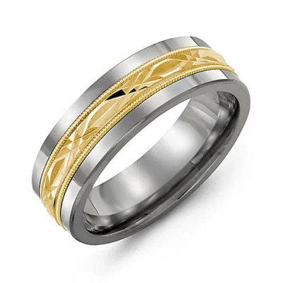 Jewlr Men's Cut Out Xo Centre Couples Ring In Metallic