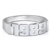 Jewlr Men's Personalized Year Ring In Pattern