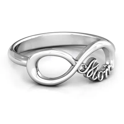Jewlr Mom's Infinite Love Ring In Silver