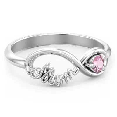Jewlr Mom's Infinity Ring In Silver